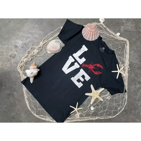 Raw State By Affliction Men's T-Shirt LOVE CRAWFISH Biker Cowboy - Picture 2 of 4